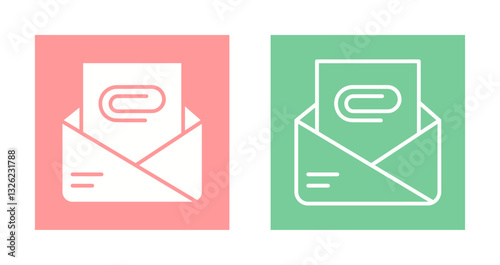Attachment Clip Icon Design