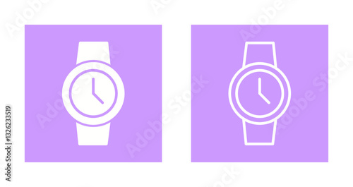 Wristwatch Icon Design