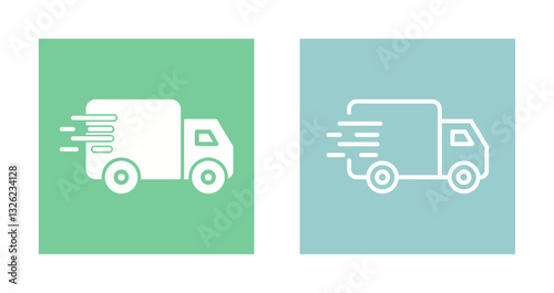 Delivery Truck Icon Design