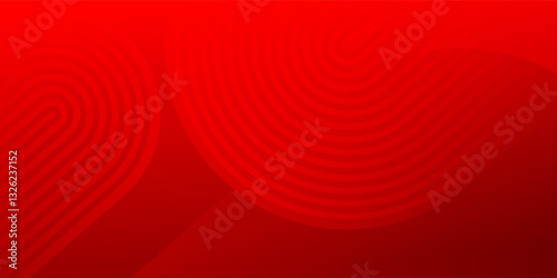 Abstract red background. Simple and modern red geometric design. Minimal shapes. Suitable for booklet, brochure, banner, poster, website, flyer, cover, corporate, background. Vector illustration