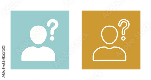 Confused Person Icon Design