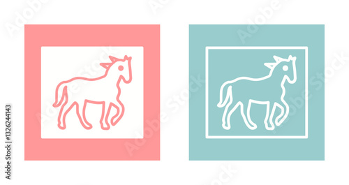 Pin the Tail Game Icon Design