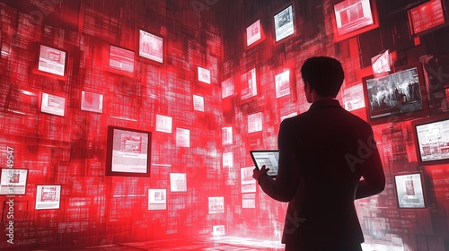 social media feed filled with AI-generated fake posts cyber security experts