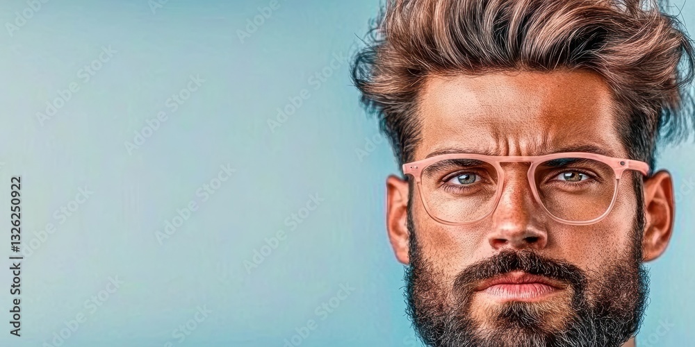 Obraz premium Man haircut grooming banner