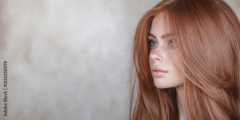 Naklejka premium Rich hair banner