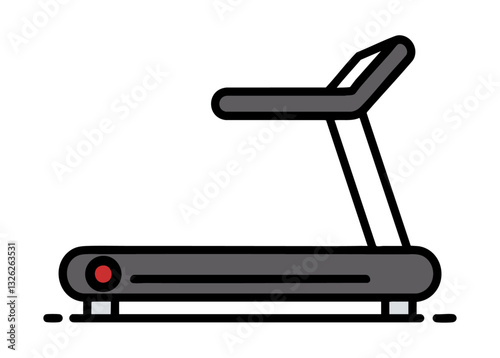 Treadmill Icon for Exercise and Fitness