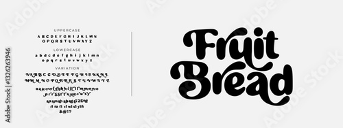 Elegant Font. Groovy Font. Rough Font. Creative Hand Drawn Uppercase Lowercase. Number Symbol. Classic Lettering Fashion Designs Typography modern serif  decorative vintage concept vector illustration