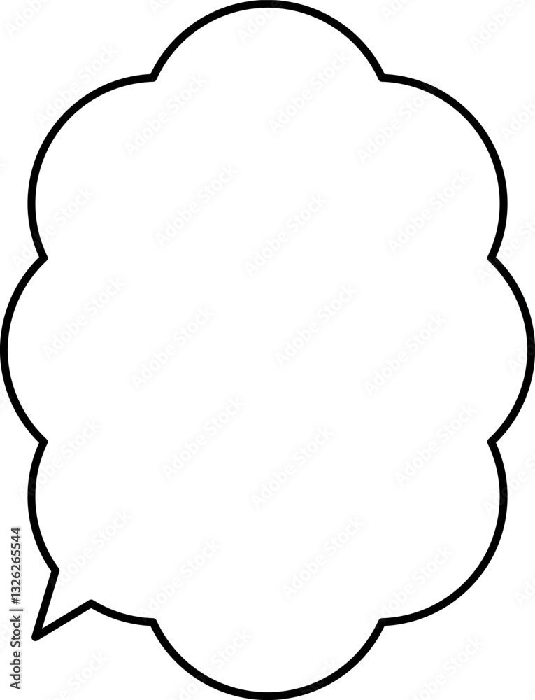 White speech bubble in flat design, chatting box, message box icon. Balloon doodle style of thinking sign symbol. Speech bubble isolated on background. White speech bubble in flat design, chatting box, message box icon. Balloon doodle style of thinking sign symbol. Speech bubble isolated on background.