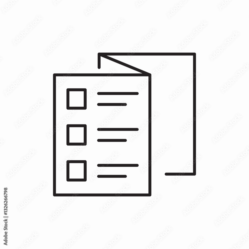 Checklist task todo list icon vector sign Checklist task todo list icon vector sign