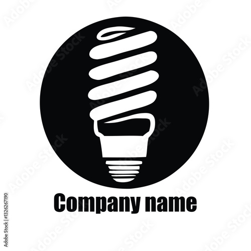 Light Bulb Logo for Energy Company