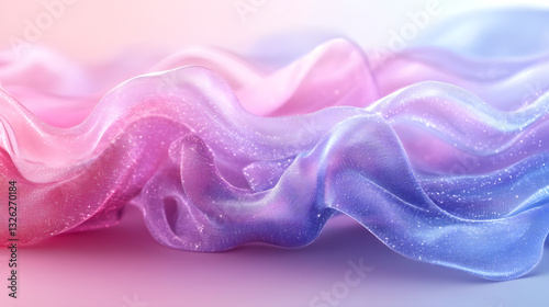 Dreamy Gradient Silk: Social Media Image Collocation Materials