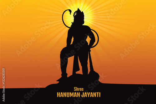 Shree hanuman jayanti, celebrates the birth of lord hanuma