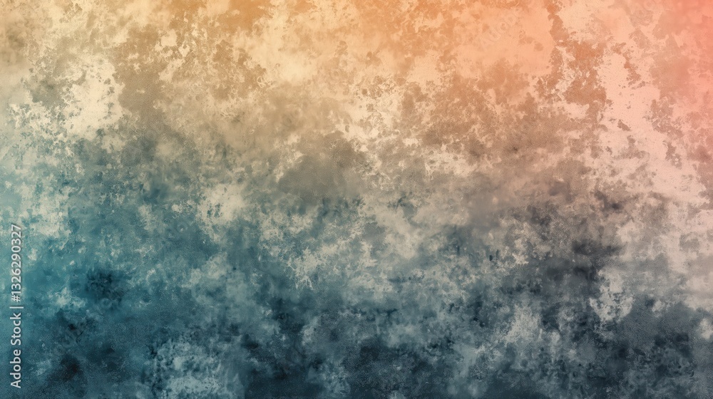 Obraz premium Generative AI, Vibrant gradient texture with fine noise and seamless warm-to-cool color transition