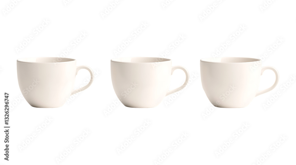 Pack Cup Set Against Transparent Background for Kitchen Branding, Drinkware Promotion, or Beverage Packaging Design Pack Cup Set Against Transparent Background for Kitchen Branding, Drinkware Promotion, or Beverage Packaging Design