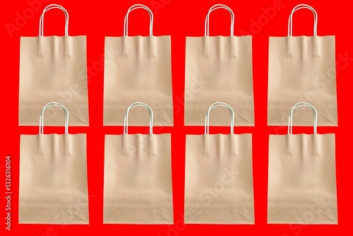 Eco-friendly degradable bags, eco-friendly paper bag, brown eco bag