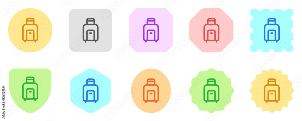 Editable luggage vector icon. Part of a big icon set family. Perfect for web and app interfaces, presentations, infographics, etc Editable luggage vector icon. Part of a big icon set family. Perfect for web and app interfaces, presentations, infographics, etc