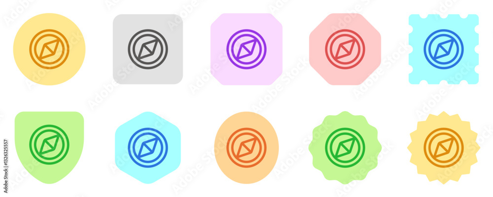 Editable compass vector icon. Part of a big icon set family. Perfect for web and app interfaces, presentations, infographics, etc Editable compass vector icon. Part of a big icon set family. Perfect for web and app interfaces, presentations, infographics, etc