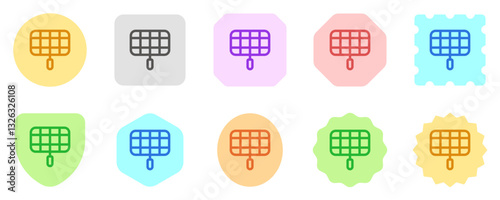 Editable bbq grill mesh rack vector icon. Part of a big icon set family. Perfect for web and app interfaces, presentations, infographics, etc
