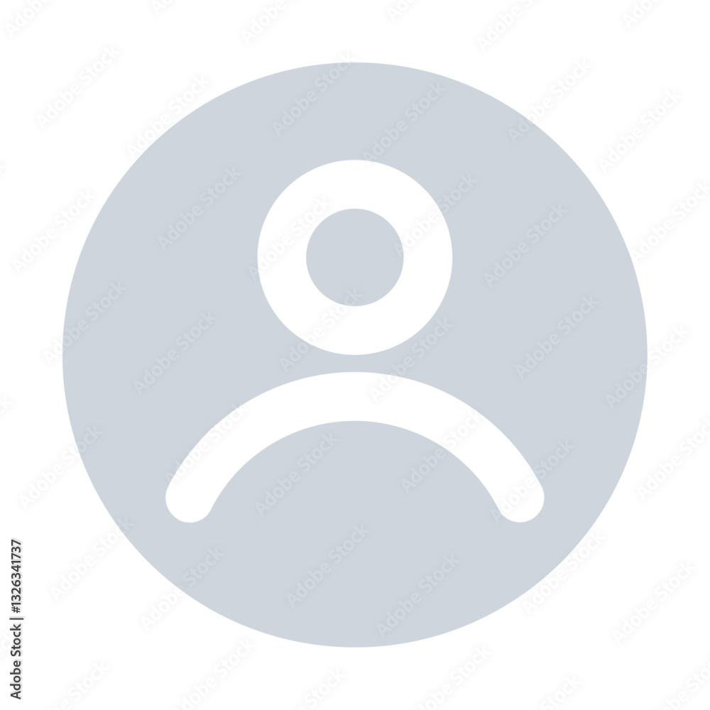 High resolution default profile picture icon. High resolution default profile picture icon.