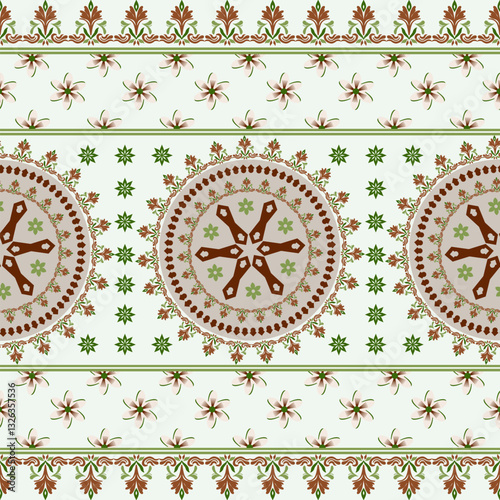 Seamless pattern and background. Vector illustration digital file download for print, printable, ornament, wallpaper, background, decoration, textile and many projects. 