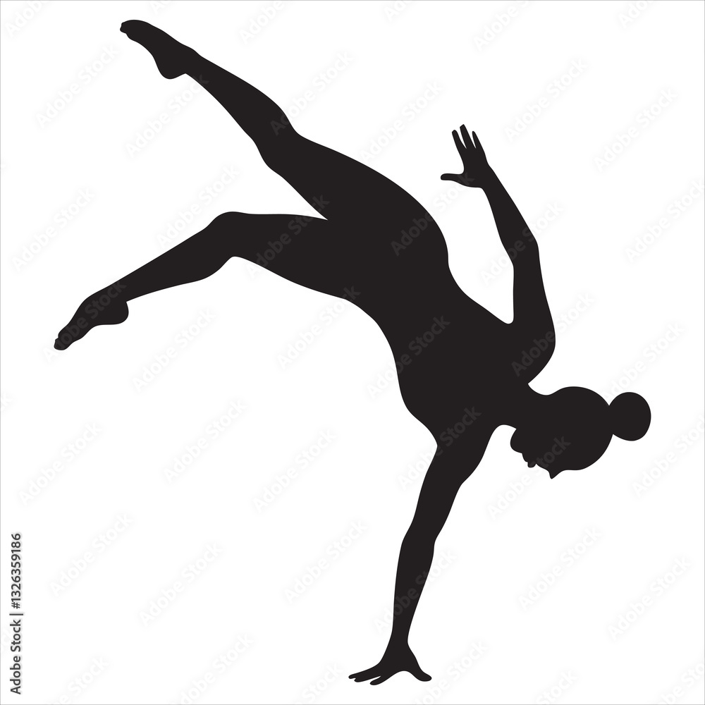 gymnastics girl silhouette, gymnastic vector illustration, exercise clipart design
gymnastics girl silhouette, gymnastic vector illustration, exercise clipart design