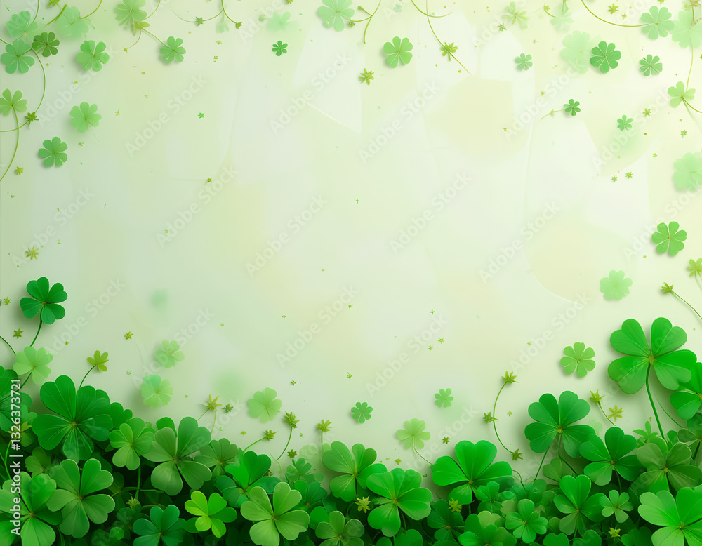 Fototapeta premium st patricks day greeting card background