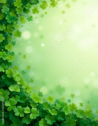 st patricks day greeting card background