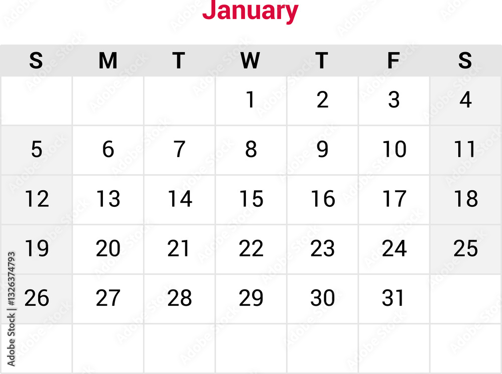Calendar template for 2025 year. Planner diary in a minimalist style. The week starts on Sunday or Monday. Annual calendar template. Mockup design Calendar template for 2025 year. Planner diary in a minimalist style. The week starts on Sunday or Monday. Annual calendar template. Mockup design