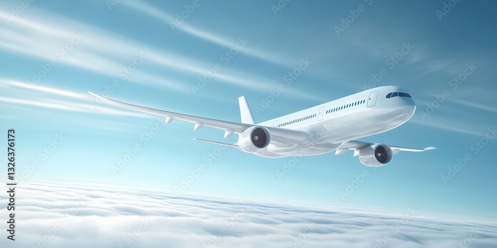 Obraz premium Airplane banner