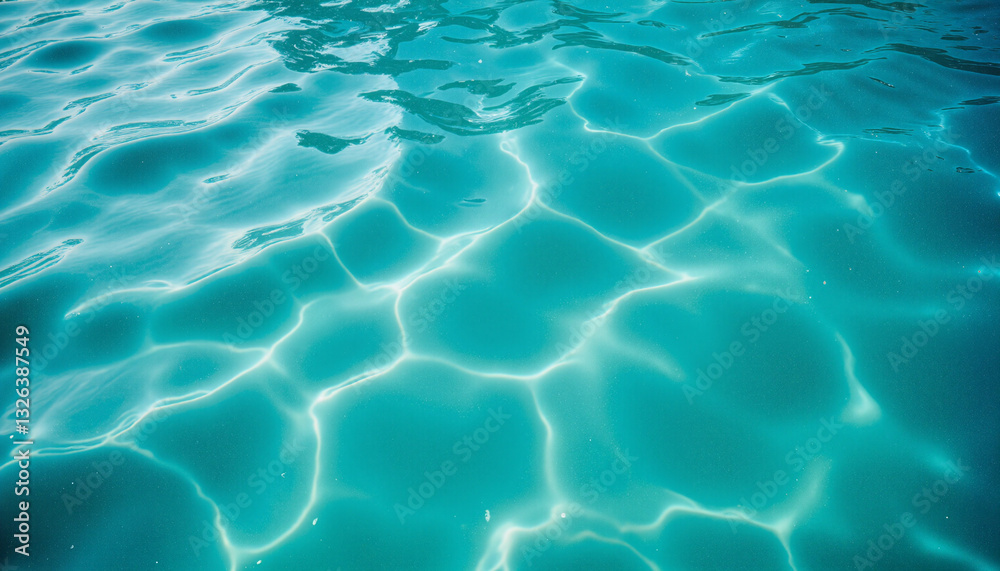 Aquatic Awe abstract background with liquid texture, smooth turquoise waves and pastel light reflections Aquatic Awe abstract background with liquid texture, smooth turquoise waves and pastel light reflections