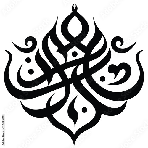 Celtic knot and ornament tattoo design with tribal floral patterns and decorative swirls.