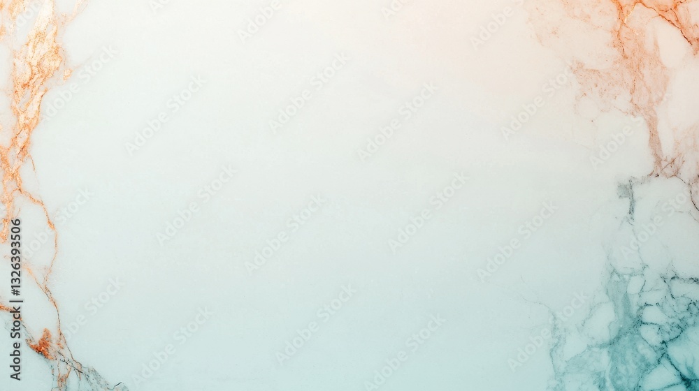 Soft Marble Texture with Subtle Orange and Blue Color Gradient Soft Marble Texture with Subtle Orange and Blue Color Gradient