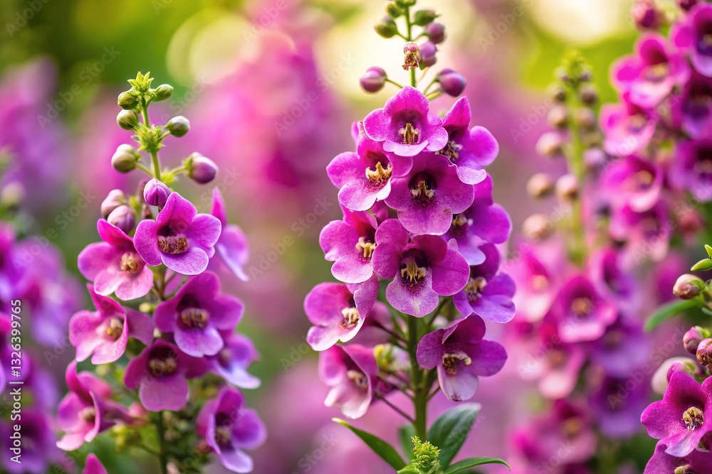 Angelonia Flowers - Beautiful Blooms Close-up Angelonia Flowers - Beautiful Blooms Close-up
