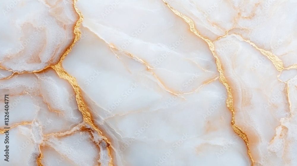 Elegant White Marble Background with Golden Veins and Patterns Elegant White Marble Background with Golden Veins and Patterns