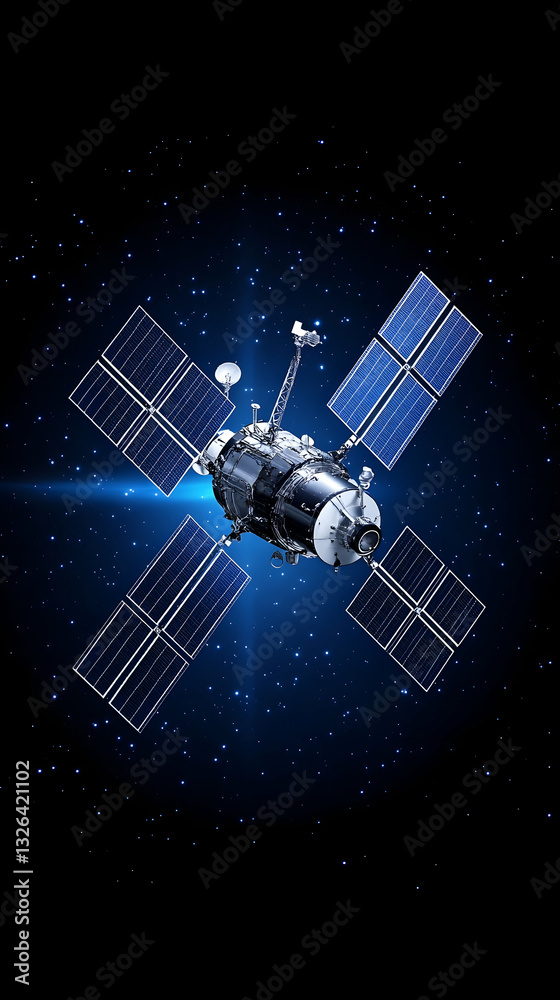 Satellite in deep space Satellite in deep space