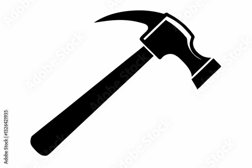 Wallpaper Mural hammer line art silhouette vector illustration Torontodigital.ca