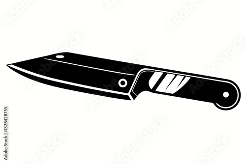 utility knife line art silhouette vector illustration