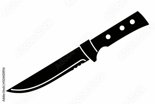 utility knife line art silhouette vector illustration