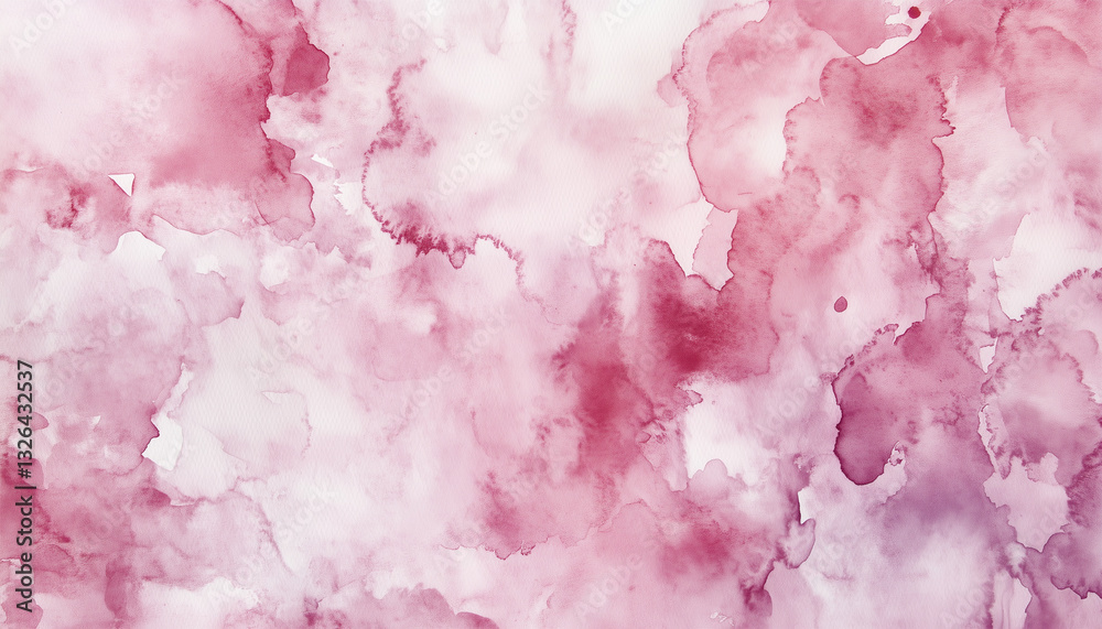 Fototapeta premium Abstract red watercolour background with a cloud-like texture, ideal for full-frame backdrops.