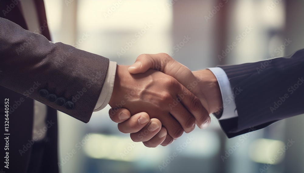 The blurred office setting enhances the focus on the exchange. The blurred office setting enhances the focus on the exchange.