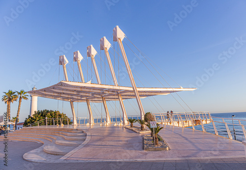 Mirador in Torrox Costa, Andalusien, Spanien.