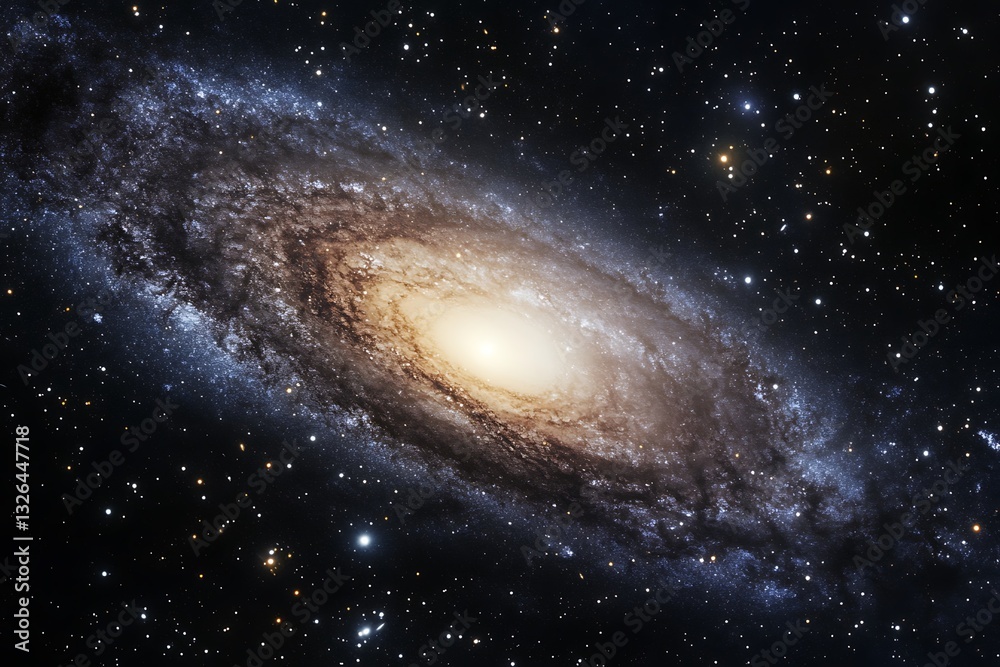 Fototapeta premium spotlighting mutual need of heavenly forms and puzzling spirit of universe blend of globe with stellar zones is emphasized 