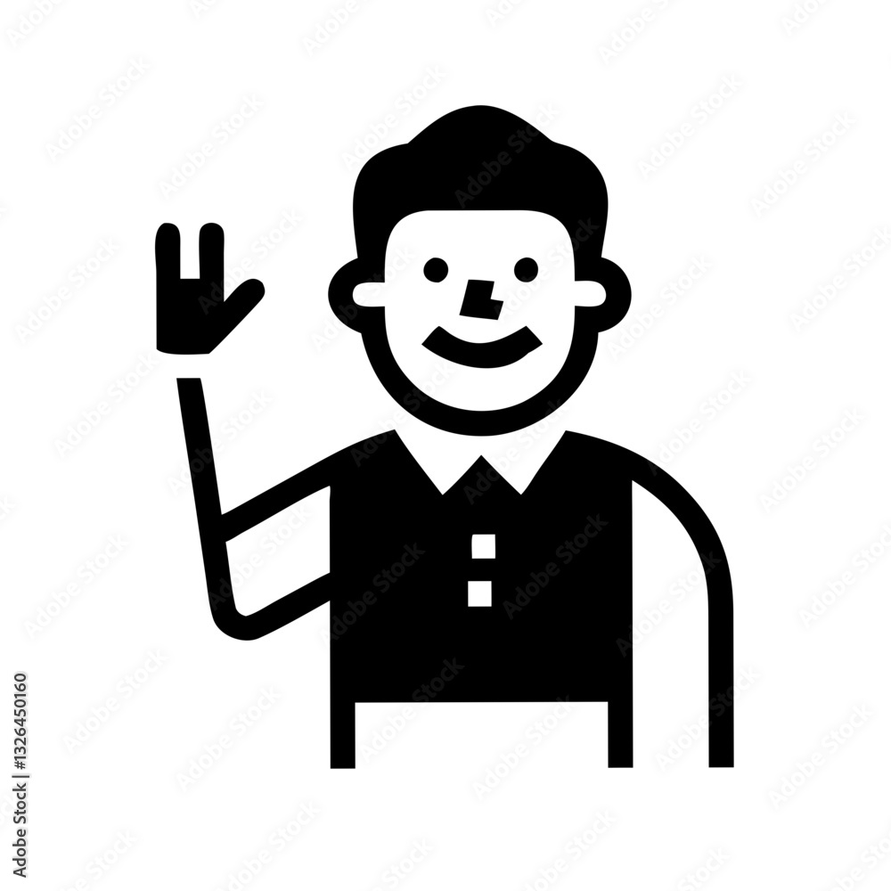 Elderly Wheelchair Minimal Vector Icon Pictogram Elderly Wheelchair Minimal Vector Icon Pictogram