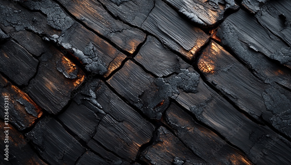 Burnt wood texture background, black charred surface, for destruction concept Burnt wood texture background, black charred surface, for destruction concept
