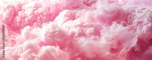 Pink clouds in the sky