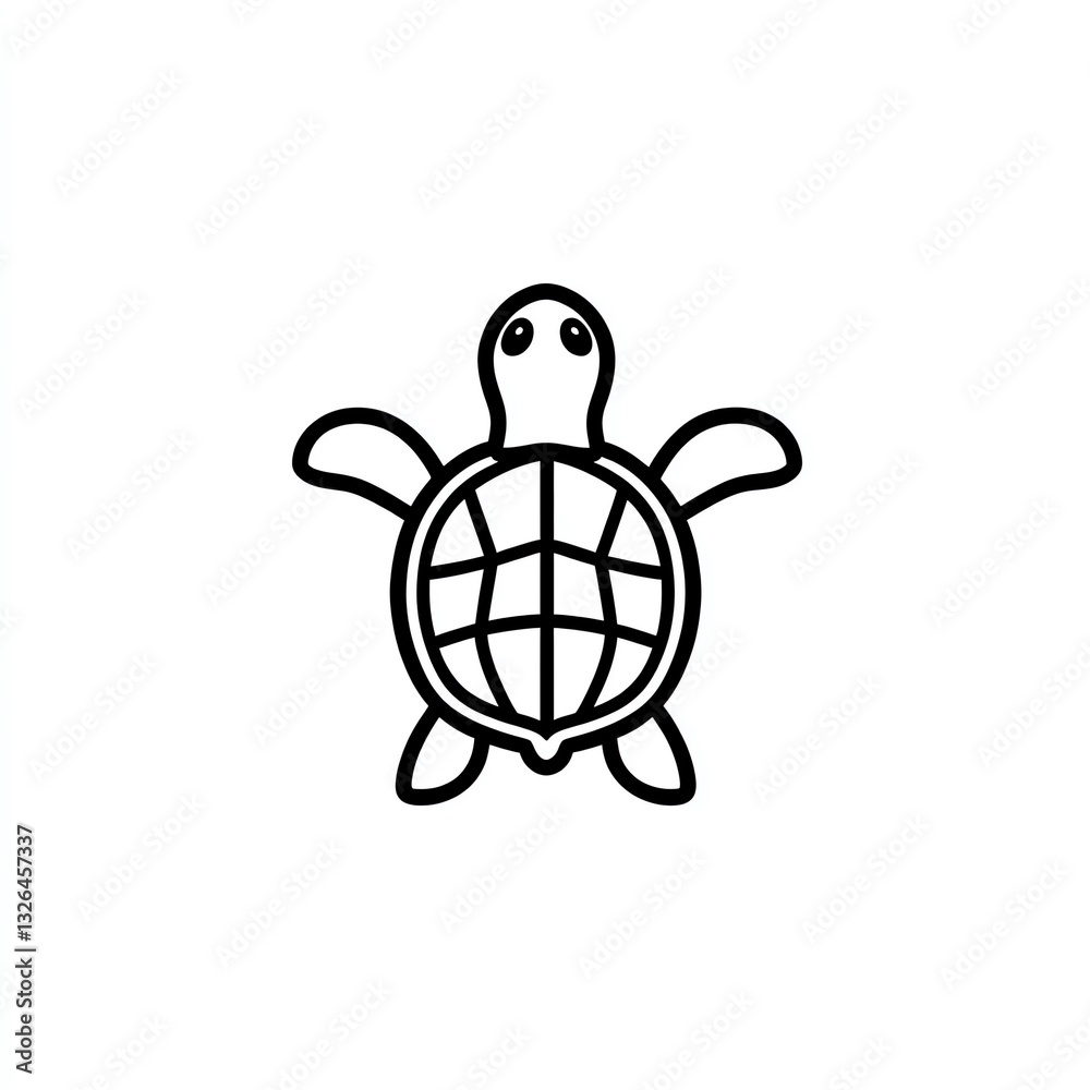 Adorable Sea Turtle Minimalist Line Art Logo Design, Perfect for Conservation Projects or Ocean-Themed Brands Adorable Sea Turtle Minimalist Line Art Logo Design, Perfect for Conservation Projects or Ocean-Themed Brands