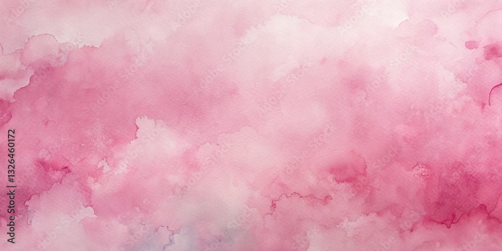 Fototapeta premium Soft pink watercolor background, minimalist design. Pastel texture perfect for wallpapers.