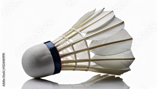 badminton racket and shuttlecock