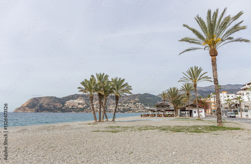 Fototapeta premium In La Herradura, Andalusien, Spanien.