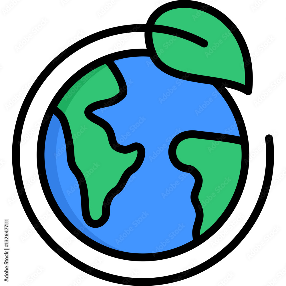 Fototapeta premium Sustainable Icon